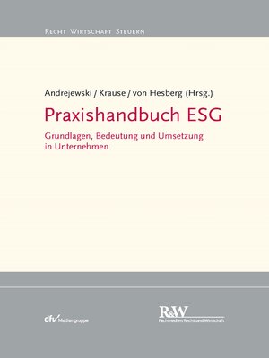 cover image of Praxishandbuch ESG